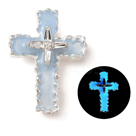 Luminous Alloy Resin Pendants RESI-D073-01D-1