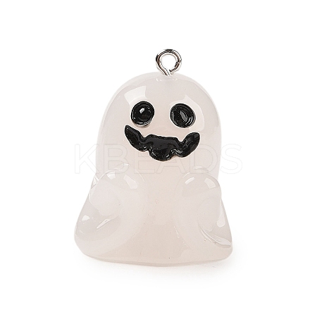 Halloween Theme Luminous Resin Pendants RESI-S06-01C-1