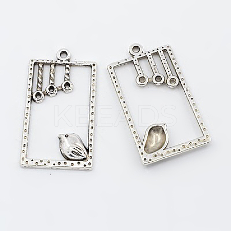 Tibetan Style Alloy Pendants TIBEP-EA11655YKG-AS-LF-1