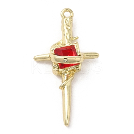 Alloy Rhinestone Pendants LS-PALLOY-P294-02G-02-1