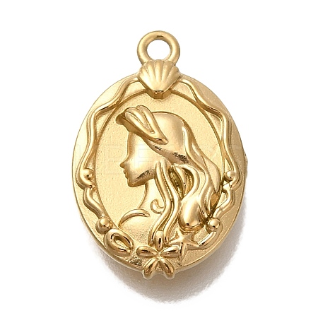 Ion Plating(IP) 304 Stainless Steel Pendants STAS-P371-048G-1