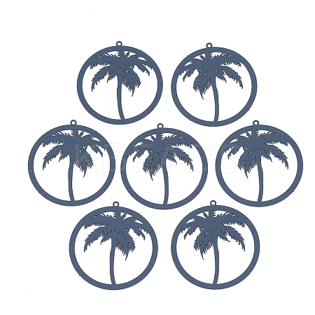 430 Stainless Steel Filigree Pendants LS-X-STAS-S108-13B-1