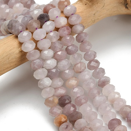 Natural Violet Strawberry Quartz Beads Strands G-Z111-A08-01-1