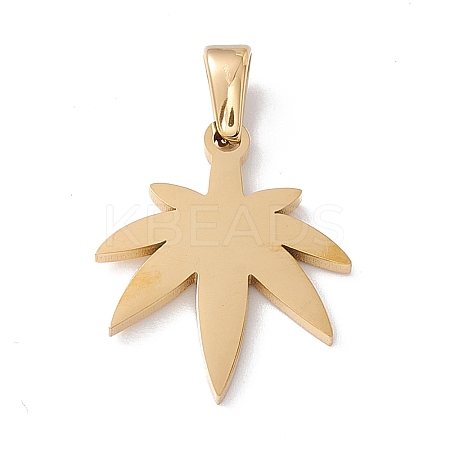 PVD Vacuum Plating 304 Stainless Steel Pendants STAS-G284-09G-1