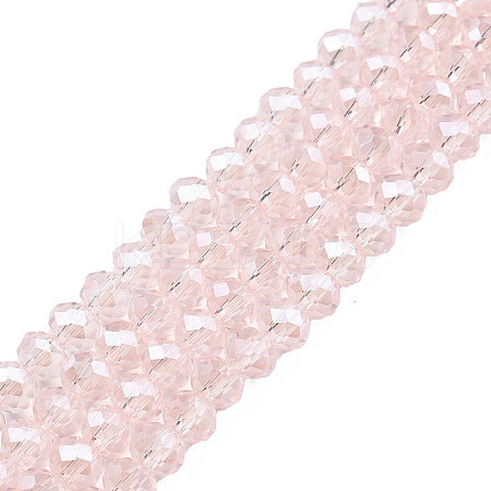 Electroplate Glass Beads Strands EGLA-A034-T1mm-A03-1