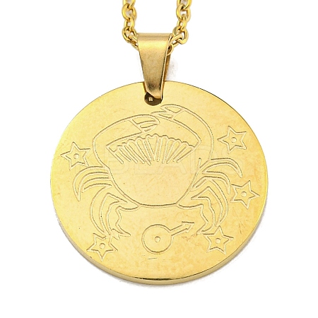 Constellation Pendant Necklaces LS-NJEW-S422-04G-04-1