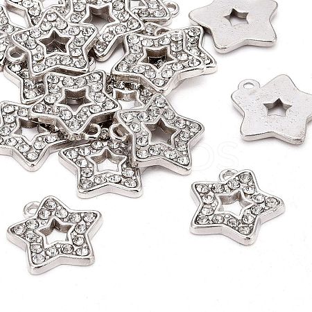 Alloy Rhinestone Pendants LS-RSB210-1-1