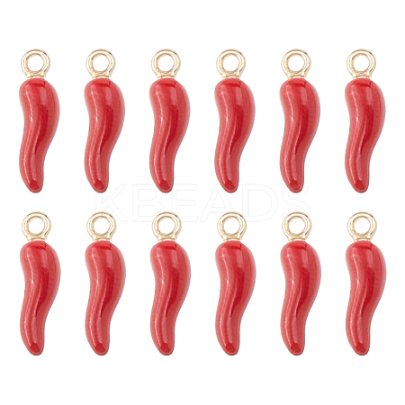 40Pcs Alloy Enamel Pendants ENAM-FH0001-88-1