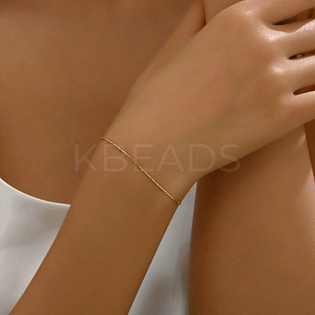 201 Stainless Steel Satellite Chain Bracelet MJ1927-1-1