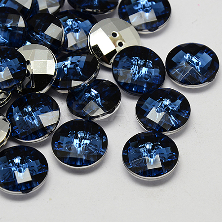 Taiwan Acrylic Rhinestone Buttons BUTT-F022-10mm-17-1