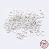 925 Sterling Silver Saw Cut Open Jump Rings STER-F036-02S-1x7mm-4