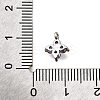 Brass Micro Pave Cubic Zirconia Pendants KK-D356-07G-P-4