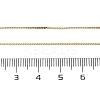 Ion Plating(IP) 304 Stainless Steel Serpentine Chain Necklace for Men Women NJEW-G076-01B-G-3