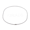 Non-Tarnish 304 Stainless Steel Ball Chain Necklaces for Women NJEW-G135-01E-P-1