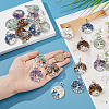 24Pcs 6 Styles Tibetan Styles Alloy Pendants PALLOY-HY00036-3