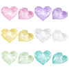 36Pcs 6 Colors Glass Rhinestone Cabochons RGLA-PH0001-20-1