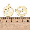 Natural Shell Pendants KK-L251-36G-2
