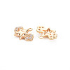 Brass Micro Pave Cubic Zirconia Charms KK-N232-279-2