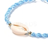 Adjustable Polyester Braided Bead Bracelet for Teen Girl Women BJEW-JB06878-6