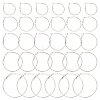 30Pcs 6 Style Brass Hoop Earring Findings FIND-BBC0003-23P-1