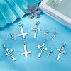 12Pcs 3 Styles 304 Stainless Steel Pendants STAS-BBC0007-24-7