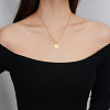 Stylish 304 Stainless Steel Star of David Pendant Necklace for Women's Daily Wear LS-NW9851-1-5