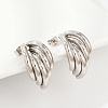 201 Stainless Steel Stud Earrings EJEW-Q026-23P-5