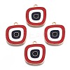 Alloy Enamel Pendants ENAM-N054-61C-RS-1