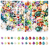 100Pcs 10 Colors Synthetic Turquoise Beads G-YW0002-01A-2