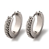 304 Stainless Steel Hoop Earrings EJEW-D331-16P-2