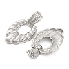 Non-Tarnish 304 Stainless Steel Stud Earrings for Women EJEW-N054-24P-2