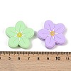 Flower Food Grade Silicone Focal Beads SIL-A011-02B-3