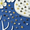 600PCS 6Colors Iron Bead Caps IFIN-YW0003-06-3