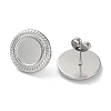 Non-Tarnish 304 Stainless Steel Stud Earrings Findings LS-STAS-M323-07P-2