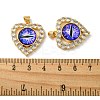 Real 18K Gold Plated Brass Pendants KK-L209-005G-01-3