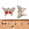 UV Plating Alloy Enamel Pendants FIND-A054-01G-3