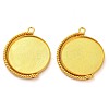 Zinc Alloy Pendant Cabochon Settings FIND-NH0001-13C-G-1