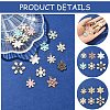 20Pcs 10 Colors Christmas Style Alloy Enamel Pendants ENAM-YW0004-39-3