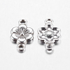 Tibetan Style Alloy Flower Links Connectors LF5093Y-2
