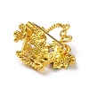 Fashion Golden Zinc Alloy Enamel Pins JEWB-D068-01G-03-2