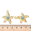Dyed Synthetic Turquoise Sea Animal Pendants STAS-H483-33A-G-3