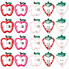 42Pcs 7 Styles Iron & Enamel Snap Hair Clips PHAR-SC0001-003-1