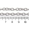 201 Stainless Steel Cable Chain Necklaces NJEW-Q013-12C-P-3