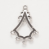 Tibetan Style Alloy Chandelier Components TIBEP-S312-28AS-NR-1