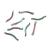 Ion Plating(IP) 304 Stainless Steel Connector Charms STAS-Q323-11MC-1