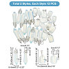 24Pcs 2 Styles Opalite Pendants G-UN0001-12A-3