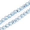 Baking Paint Electroplated Synthetic Non-magnetic Hematite Beads Strands G-H072-A01-01A-1