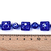 Handmade Lampwork Beads Strands LAMP-N028-06-4