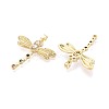 Brass Micro Pave Colorful Cubic Zirconia Pendants KK-T075-87G-2