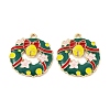 Christmas Theme Rack Plating Alloy Pendants FIND-M020-04G-04-1